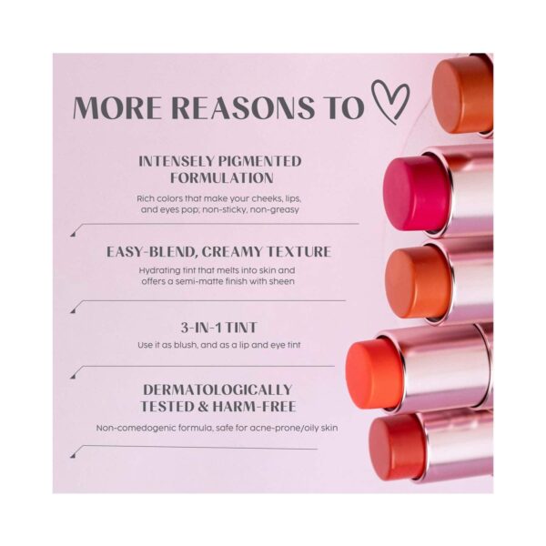 HOUSE OF MAKEUP Dab N Glow Easy-Blend Lip + Cheek Tint - Brown Sugar (8 g) - HOUSE OF MAKEUP