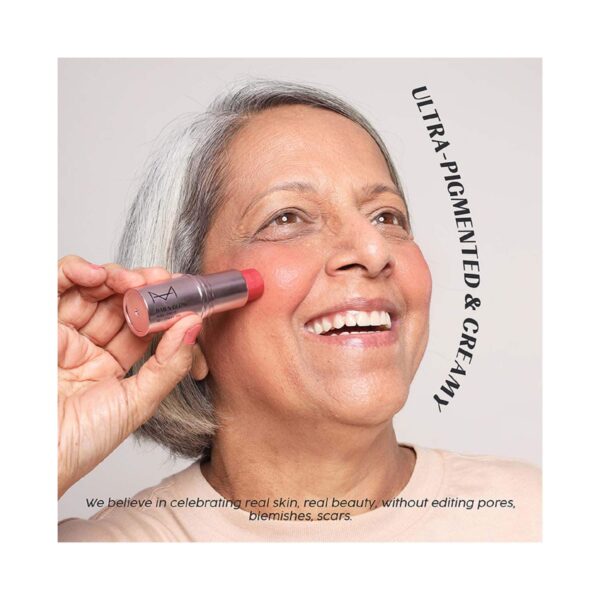 HOUSE OF MAKEUP Dab N Glow Easy-Blend Lip + Cheek Tint - Burnt Rose (8 g) - HOUSE OF MAKEUP