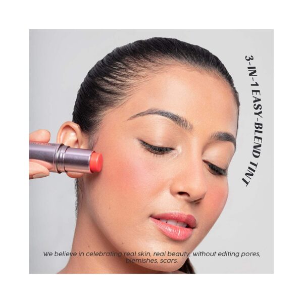HOUSE OF MAKEUP Dab N Glow Easy-Blend Lip + Cheek Tint - Fiery Red (8 g) - HOUSE OF MAKEUP