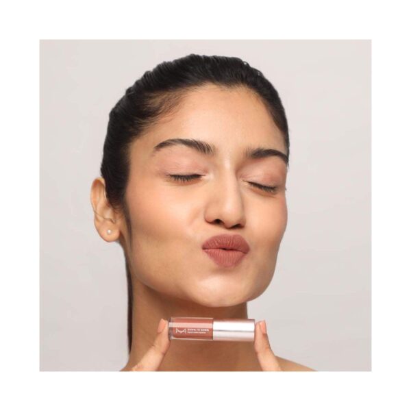 HOUSE OF MAKEUP Dawn to Dawn Mni Liquid Matte Lipstick - Caramel Dip (2 ml) - HOUSE OF MAKEUP