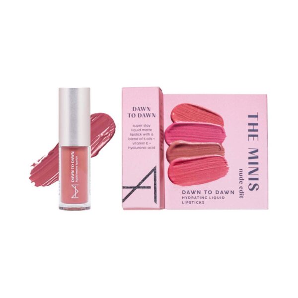 HOUSE OF MAKEUP Dawn to Dawn Mni Liquid Matte Lipstick - Pink Butter (2 ml) - HOUSE OF MAKEUP