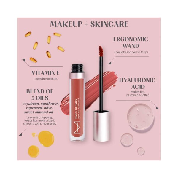 HOUSE OF MAKEUP Dawn To Dawn Super Stay Liquid Matte Lipstick - Cinnamon Blush (4.2 ml) - HOUSE OF MAKEUP