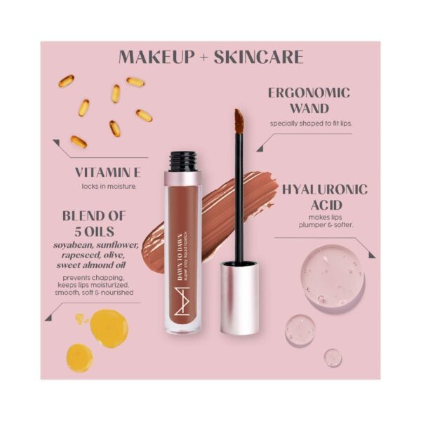 HOUSE OF MAKEUP Dawn To Dawn Super Stay Liquid Matte Lipstick - Ginger Snap (5 ml) - HOUSE OF MAKEUP