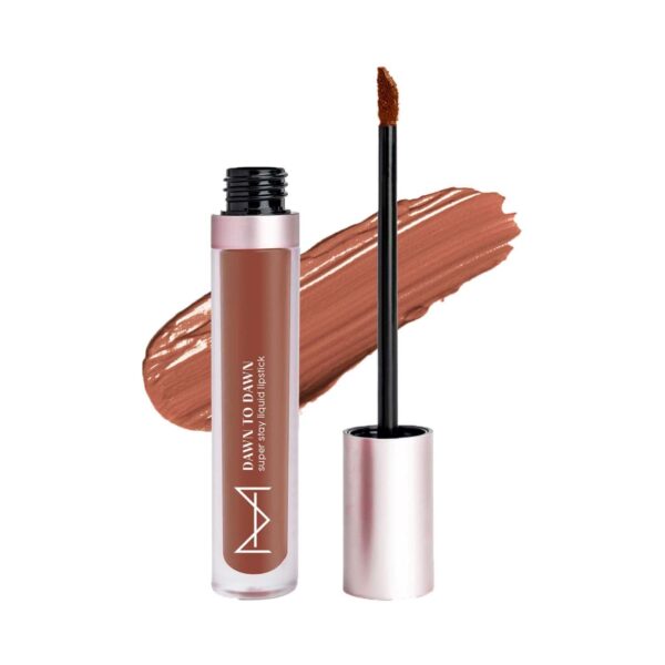 HOUSE OF MAKEUP Dawn To Dawn Super Stay Liquid Matte Lipstick - Ginger Snap (5 ml) - HOUSE OF MAKEUP