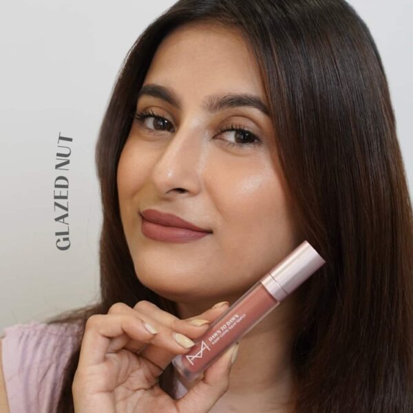 HOUSE OF MAKEUP Dawn To Dawn Super Stay Liquid Matte Lipstick - Glazed Nut (4.2 ml) - HOUSE OF MAKEUP