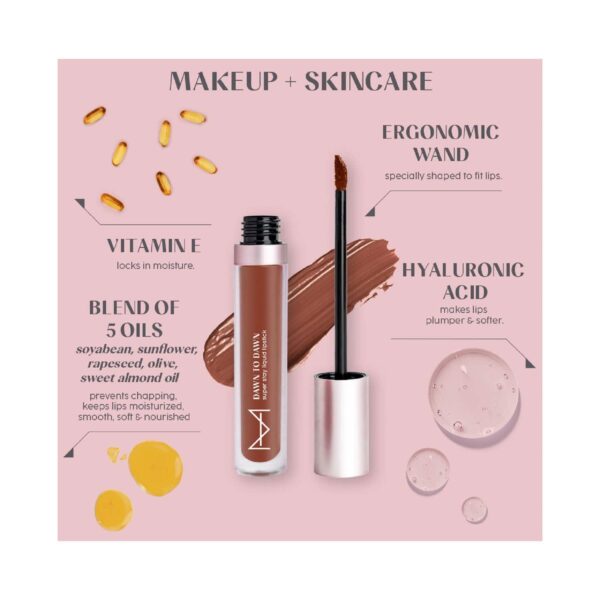 HOUSE OF MAKEUP Dawn To Dawn Super Stay Liquid Matte Lipstick - Hot Chocolate (4.2 ml) - HOUSE OF MAKEUP