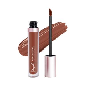 HOUSE OF MAKEUP Dawn To Dawn Super Stay Liquid Matte Lipstick - Hot Chocolate (4.2 ml) - HOUSE OF MAKEUP