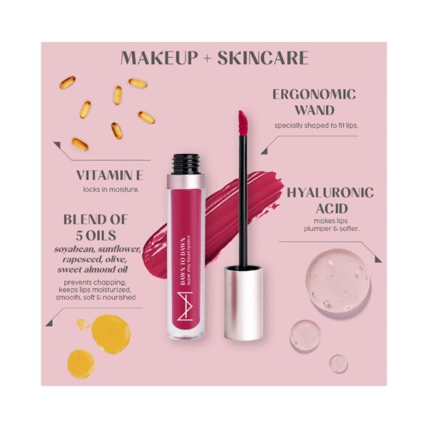 HOUSE OF MAKEUP Dawn To Dawn Super Stay Liquid Matte Lipstick - Watermelon Punch (4.2 ml) - HOUSE OF MAKEUP