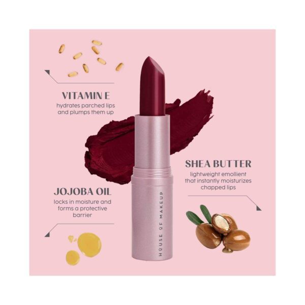 HOUSE OF MAKEUP Swipe Light Super Lightweight Bullet Lipstick - Wine Berry (3.5 g) - HOUSE OF MAKEUP