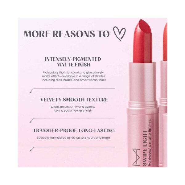 HOUSE OF MAKEUP Swipe Light Super Lightweight Bullet Lipstick - Wine Berry (3.5 g) - HOUSE OF MAKEUP