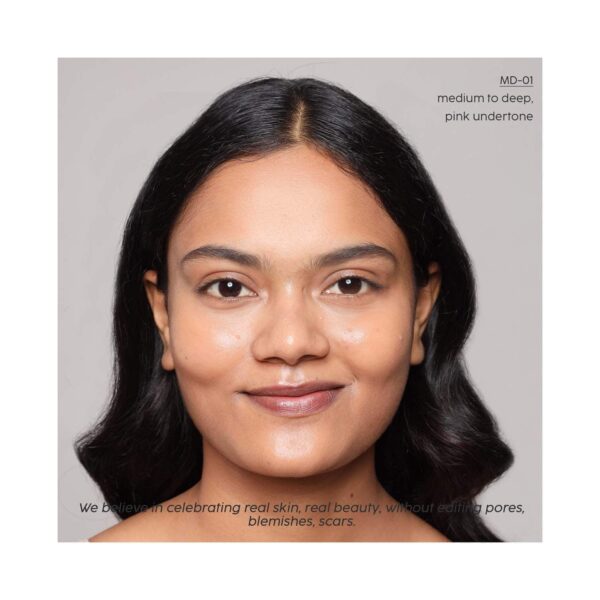 HOUSE OF MAKEUP Zoom In Crease-Free, Creamy Concealer - MD01 Medium To Deep Skin Tone (6 ml) - HOUSE OF MAKEUP
