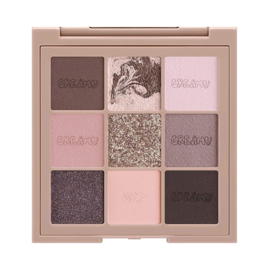 Huda Beauty Creamy Obsessions Eyeshadow Palette - Greige (8.22g) - Huda Beauty