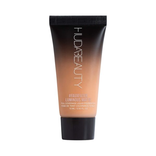 Huda Beauty Fauxfilter Luminous Matte Full Coverage Foundation Mini - 330N Butter Pecan (15ml) - Huda Beauty