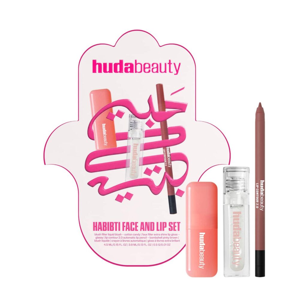 Huda Beauty Habibti Face & Lip Trio - Multicolor (3 pcs) - Huda Beauty