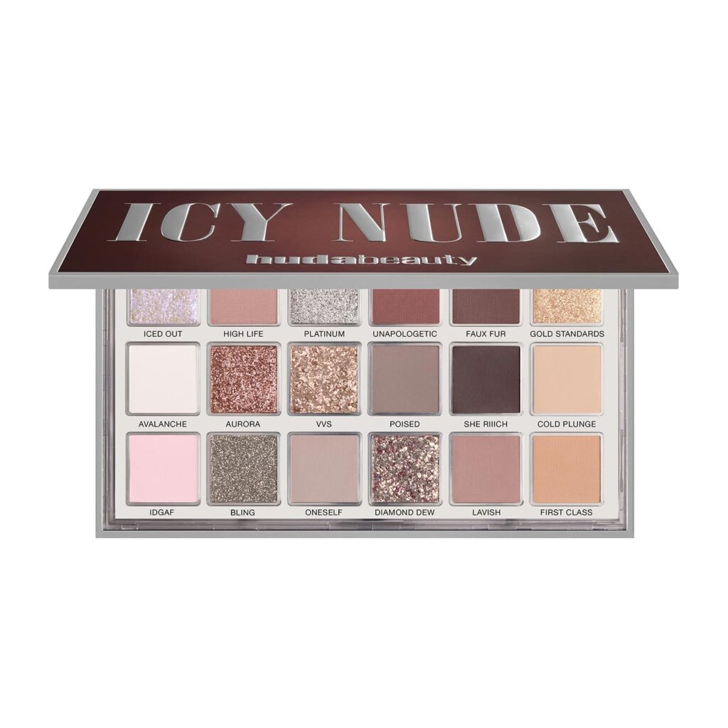 Huda Beauty Icy Nude Eyeshadow Palette (16.1 g) - Huda Beauty