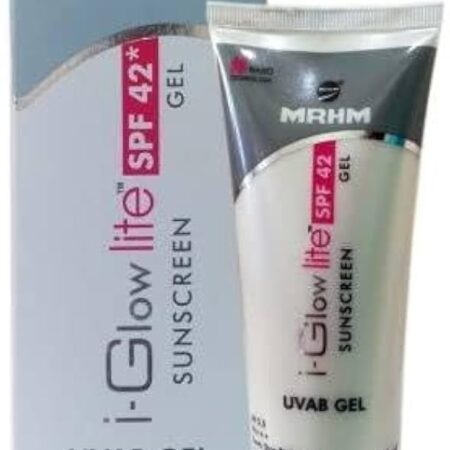 I-Glow Lite UVAB Sunscreen Gel, SPF 42 PA+++, pH 5.5, 60ml