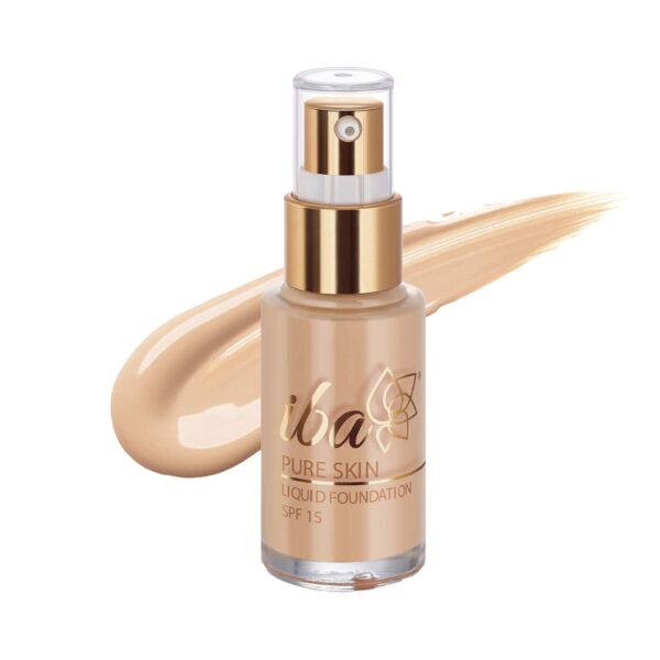 Iba Pure Skin Liquid Foundation SPF 15 - 03 Natural Beige (30ml) - Iba