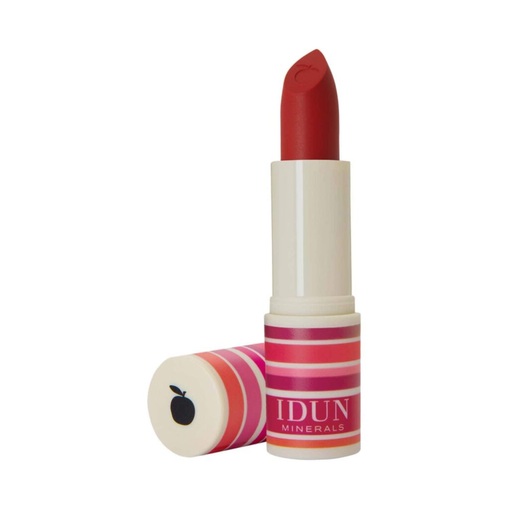 IDUN Minerals Matte Lipstick - Jordgubb (4g) - IDUN Minerals