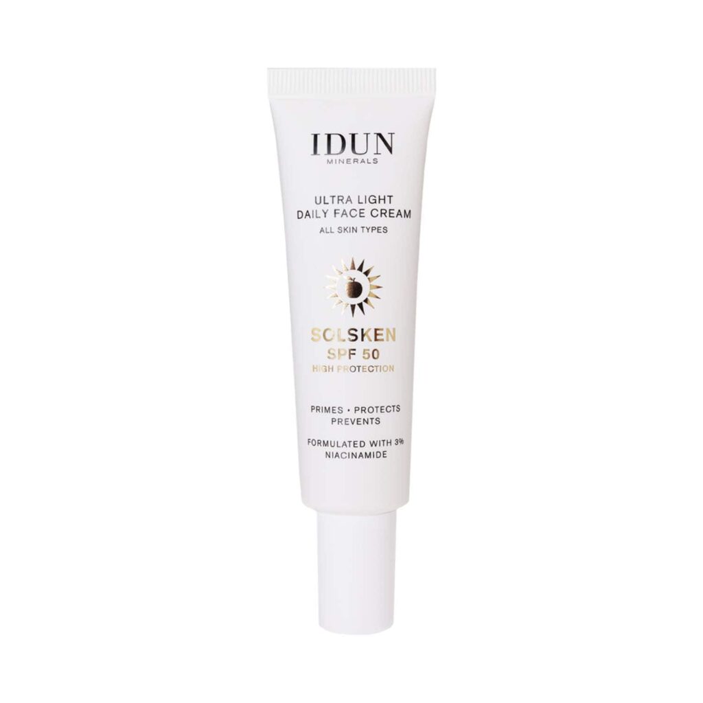 IDUN Minerals Ultra Light Daily Face Cream SPF 50 (30ml) - IDUN Minerals