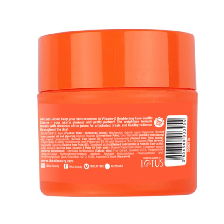 Ikkai Organic C The Glow Souffle Cream Face Pack (50g) - Ikkai