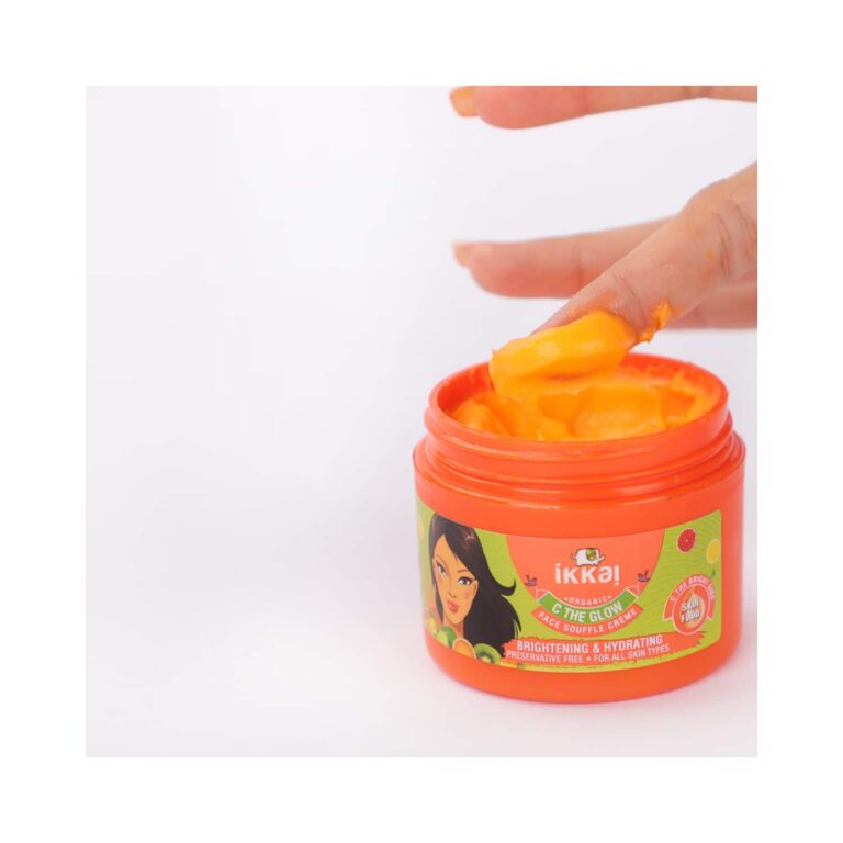 Ikkai Organic C The Glow Souffle Cream Face Pack (50g) - Ikkai