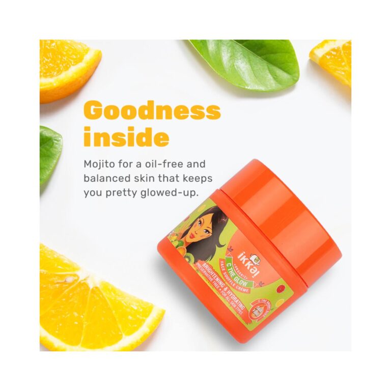 Ikkai Organic C The Glow Souffle Cream Face Pack (50g) - Ikkai