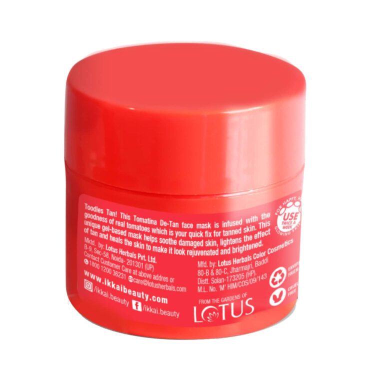 Ikkai Organic Tomatina De-Tan Face Pack (50g) - Ikkai