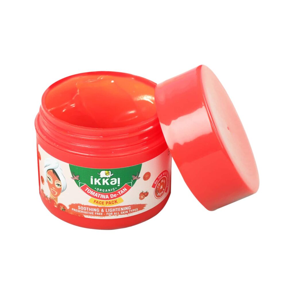 Ikkai Organic Tomatina De-Tan Face Pack (50g) - Ikkai