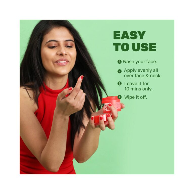Ikkai Organic Tomatina De-Tan Face Pack (50g) - Ikkai