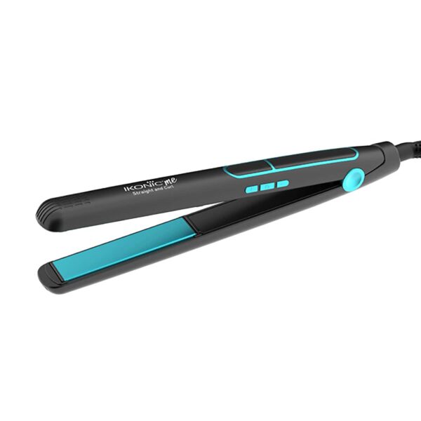 Ikonic Me 2 In 1 Straight and Curl Slim - Black - Ikonic Me
