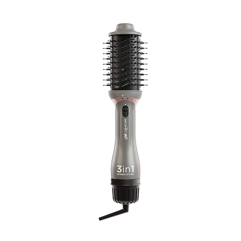 Ikonic Me-3In1 Express Styler - Black & Grey - Ikonic Me
