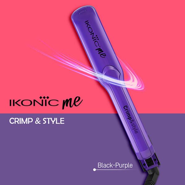 Ikonic Me Crimp and Style (Purple & Black) - Ikonic Me