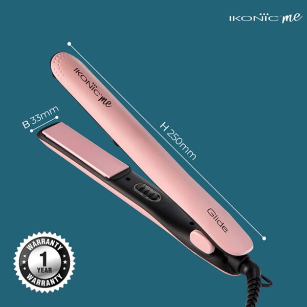 Ikonic Me Glide Hair Iron - Peach - Ikonic Me