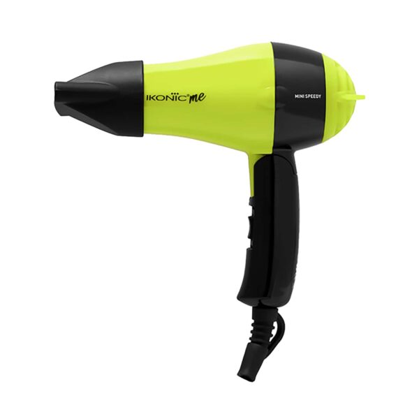 Ikonic Me Mini Speedy Hair Dryer - Black & Yellow (1 pc) - Ikonic Me