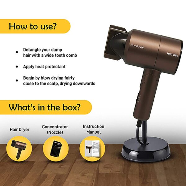 Ikonic Me Mini Vibe Hair Dryer - Ikonic Me