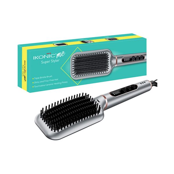 Ikonic Me Super Styler Brush & Cadiveu Quartzo Shine Liquid Quartz Combo - Ikonic Professional