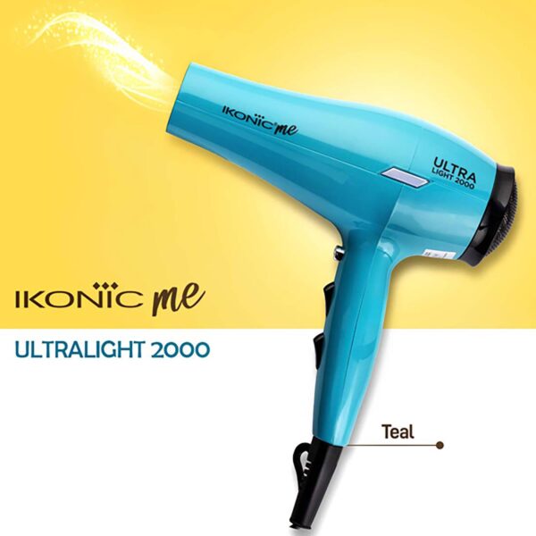 Ikonic Me Ultralight 2000 Hair Dryer - Teal (1 pc) - Ikonic Me