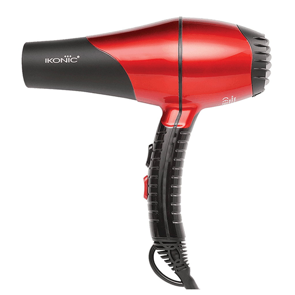 Ikonic Professional 2200 Pro Hair Dryer (Red & Black) - Ikonic Professional