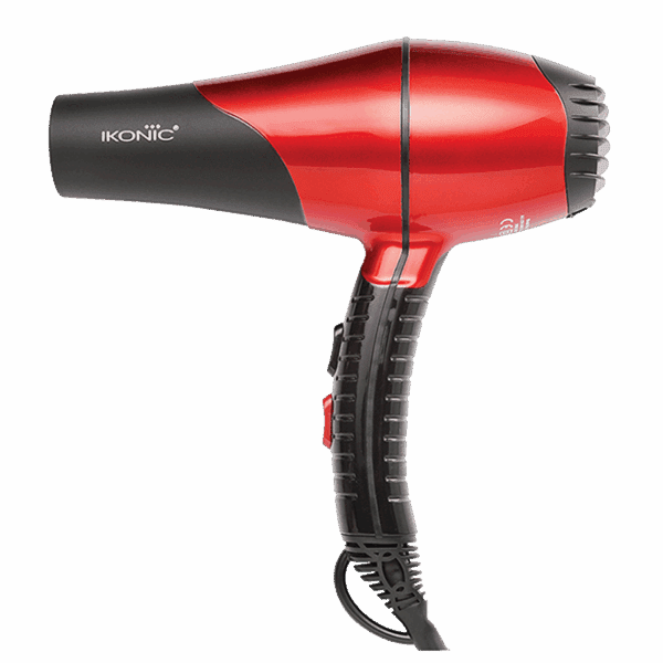 Ikonic Professional 2200 Pro Hair Dryer (Red & Black) - Ikonic Professional