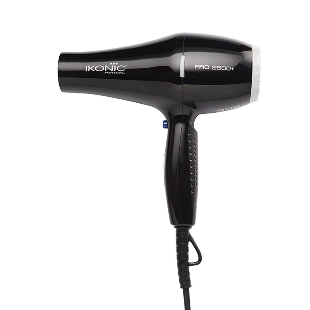 Ikonic Professional 2500+ Pro Hair Dryer (Black) - Ikonic Professional