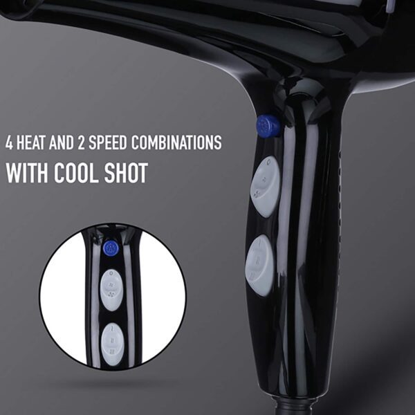 Ikonic Professional 2500+ Pro Hair Dryer (Black) - Ikonic Professional