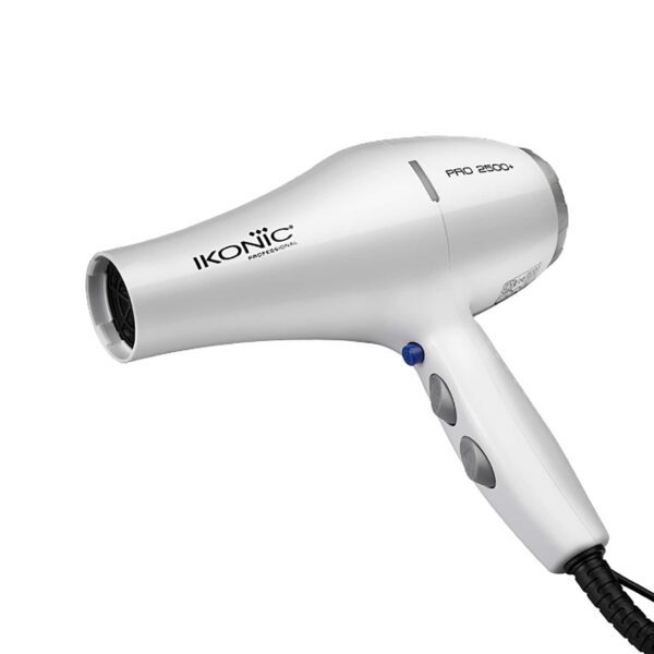 Ikonic Professional 2500+ Pro Hair Dryer (White) - Ikonic Professional