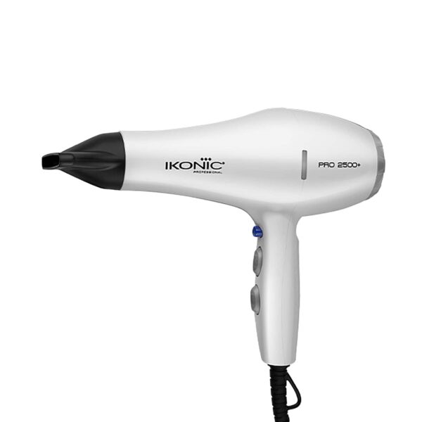 Ikonic Professional 2500+ Pro Hair Dryer (White) - Ikonic Professional