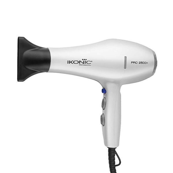 Ikonic Professional 2500+ Pro Hair Dryer (White) - Ikonic Professional