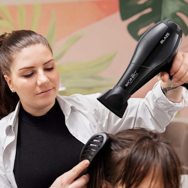 Ikonic Professional Blaze Hair Dryer (Black) - Ikonic Professional