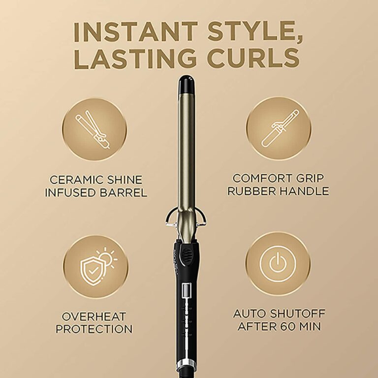 Ikonic Professional Curling Tong - CT 22 (Black) - Ikonic Professional