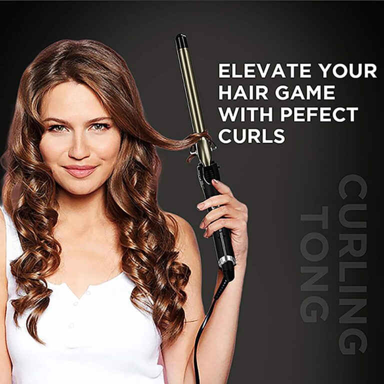 Ikonic Professional Curling Tong - CT 22 (Black) - Ikonic Professional