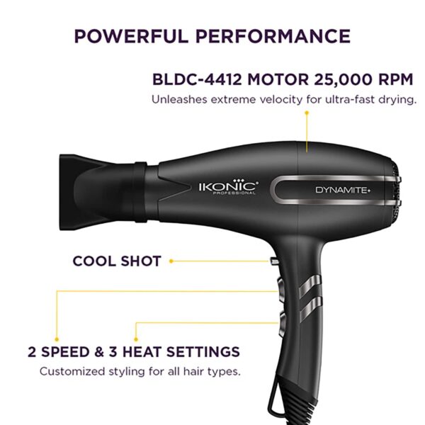 Ikonic Professional Dynamite+ Dryer (1 pc) - Ikonic Professional