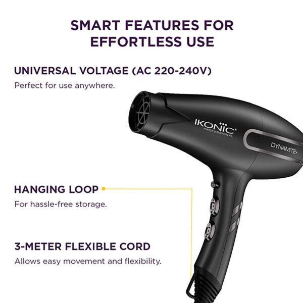 Ikonic Professional Dynamite+ Dryer (1 pc) - Ikonic Professional