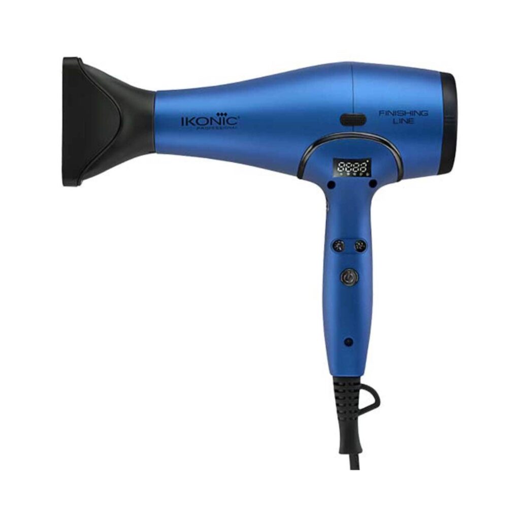 Ikonic Professional Finishing Line Hair Dryer - Blue, Black - Ikonic Professional